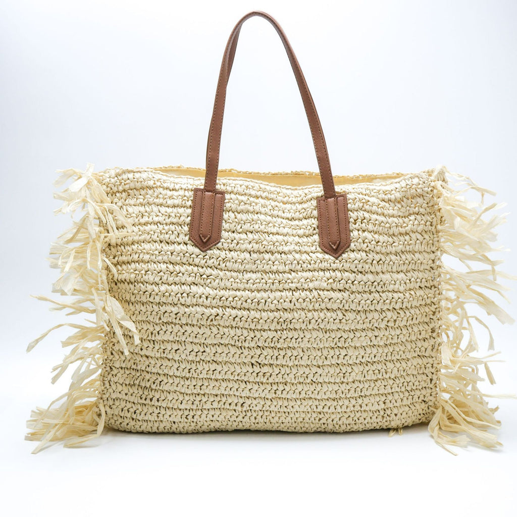 Coastmere Woven Beach Tote Bag Tassel Summer Shoulder Handbag