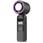 AirPulse Rechargeable Handheld Fan with Digital Display