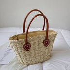 Westhaven Woven Shopper Tote Bag Spacious Everyday Shoulder Handbag