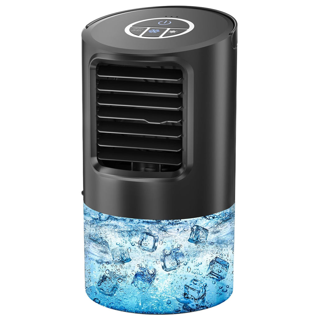 CoolFlow Portable Air Cooler with Water Tank and Touch Controls