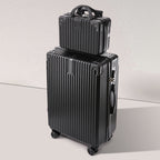 GlideVault Spinner Suitcase | Textured Hard Shell Travel Luggage
