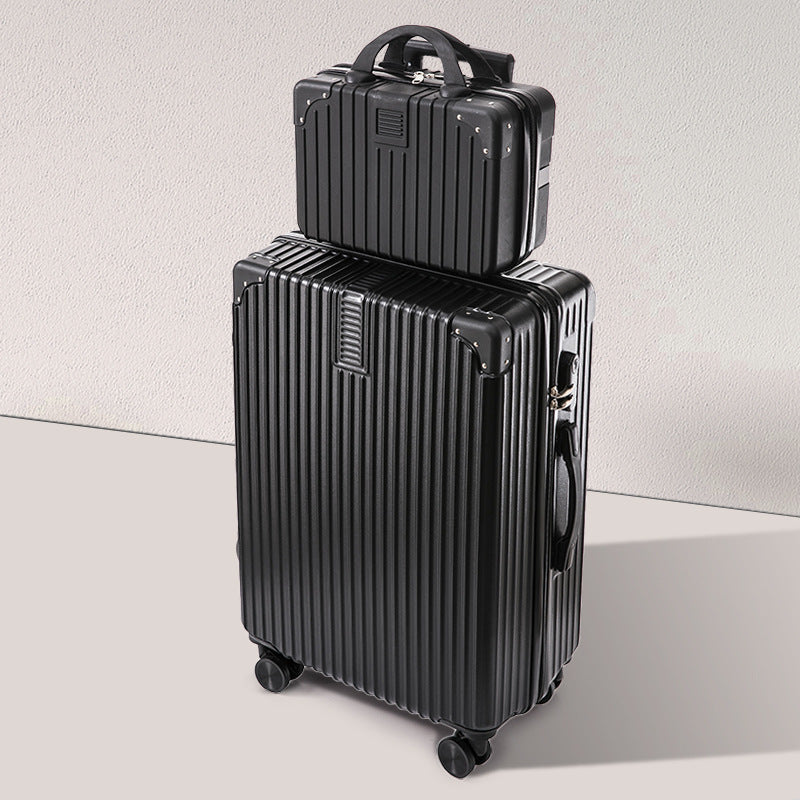 GlideVault Spinner Suitcase | Textured Hard Shell Travel Luggage