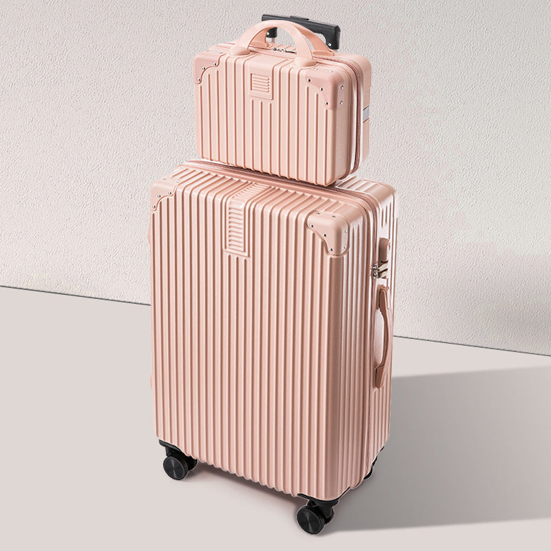 GlideVault Spinner Suitcase | Textured Hard Shell Travel Luggage