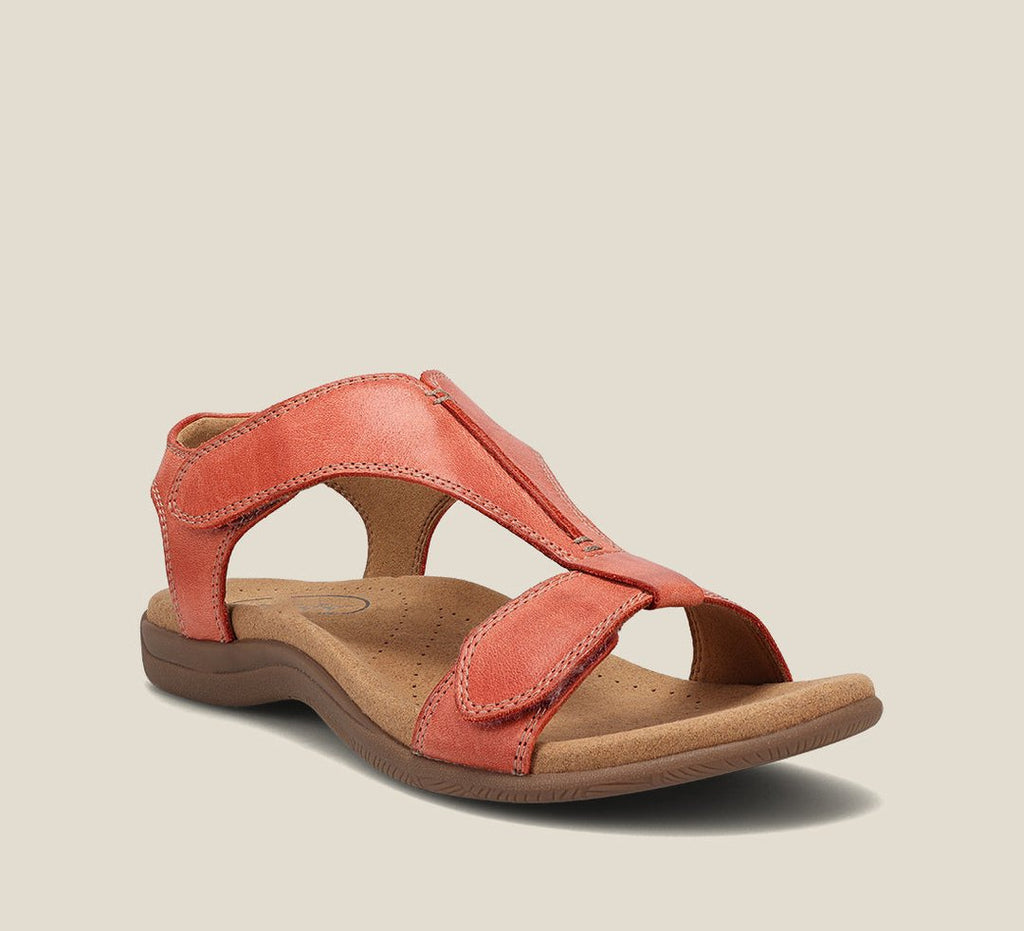 LunaStride Women's T Strap Sandals with Memory Foam Comfort Sole