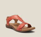 LunaStride Women's T Strap Sandals with Memory Foam Comfort Sole