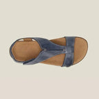 LunaStride Women's T Strap Sandals with Memory Foam Comfort Sole