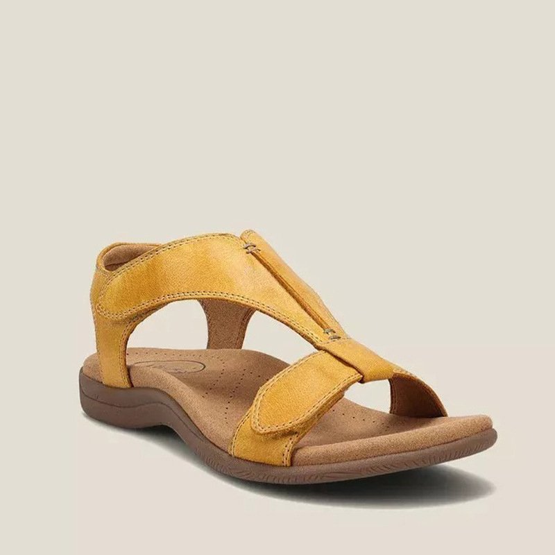 LunaStride Women's T Strap Sandals with Memory Foam Comfort Sole