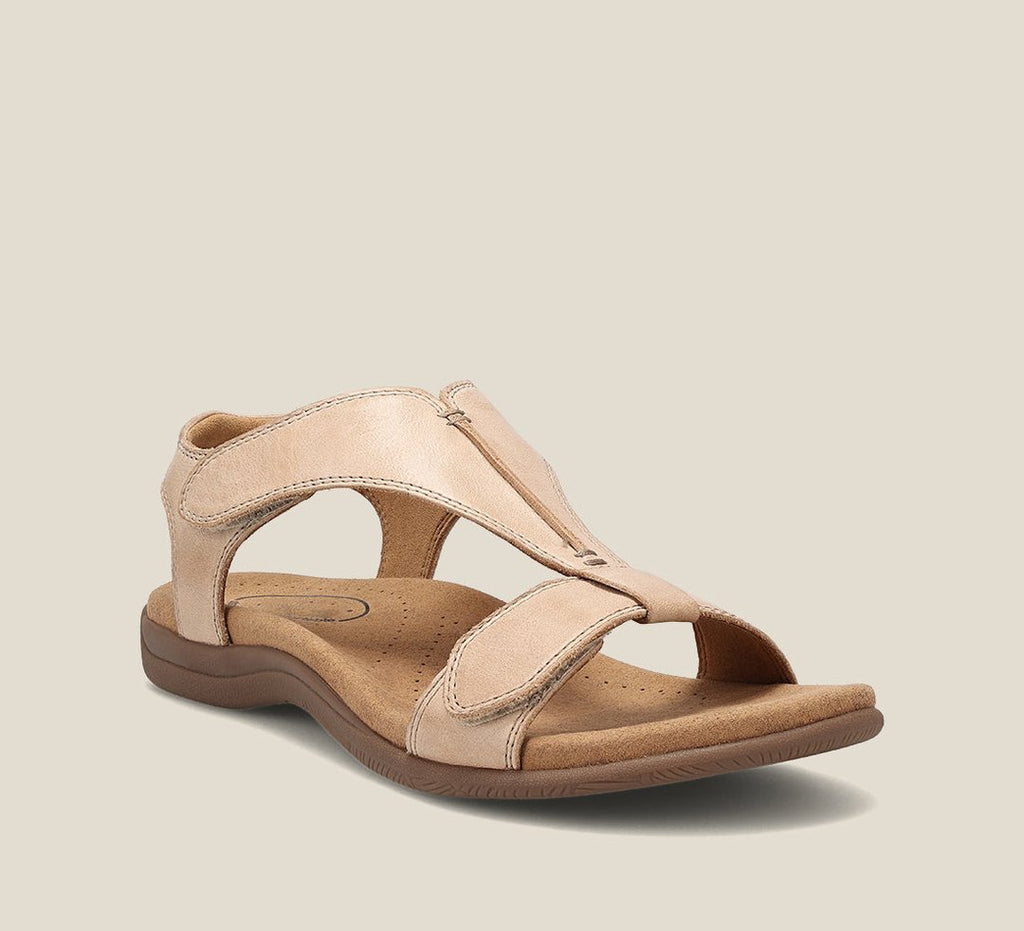 LunaStride Women's T Strap Sandals with Memory Foam Comfort Sole
