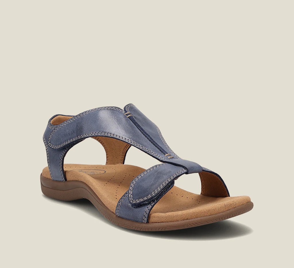 LunaStride Women's T Strap Sandals with Memory Foam Comfort Sole