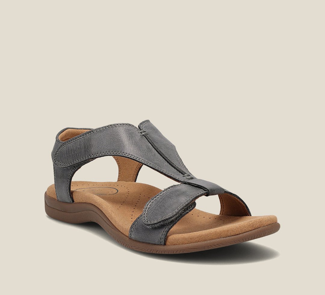 LunaStride Women's T Strap Sandals with Memory Foam Comfort Sole