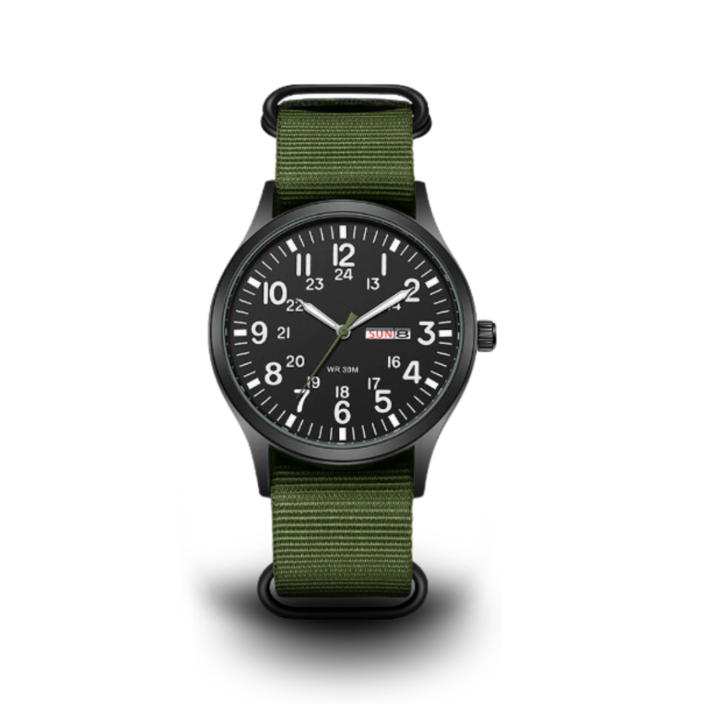 Tactical Field Analog Watch - Rugged Outdoor Timepiece