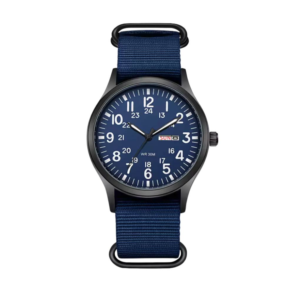Tactical Field Analog Watch - Rugged Outdoor Timepiece