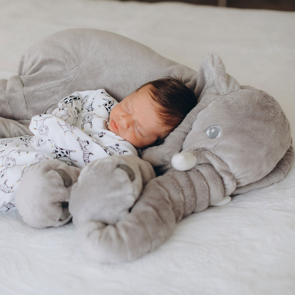 Soft Plush Elephant Cuddle Pillow for Kids - Cozy Nursery Companion