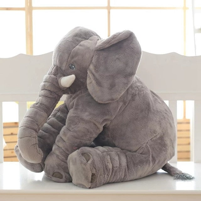 Soft Plush Elephant Cuddle Pillow for Kids - Cozy Nursery Companion