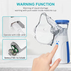 CompactMist Handheld Mesh Nebulizer – Rechargeable, Quiet Operation for Home & Travel