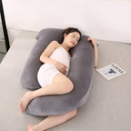 U-Shape Full Body Support Pillow for Pregnancy and Rest