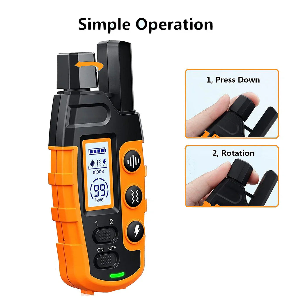 CaniGuide 1000m Rechargeable Dog Training Collar with Remote