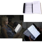Portable Clip-On LED Reading Light with Flat Panel Design