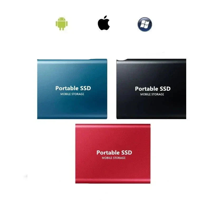 SwiftVault Portable External SSD Drive with USB-C Connectivity