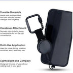 SecureFlex Retractable Phone Holder Strap with Belt Clip for Outdoor Use