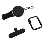SecureFlex Retractable Phone Holder Strap with Belt Clip for Outdoor Use