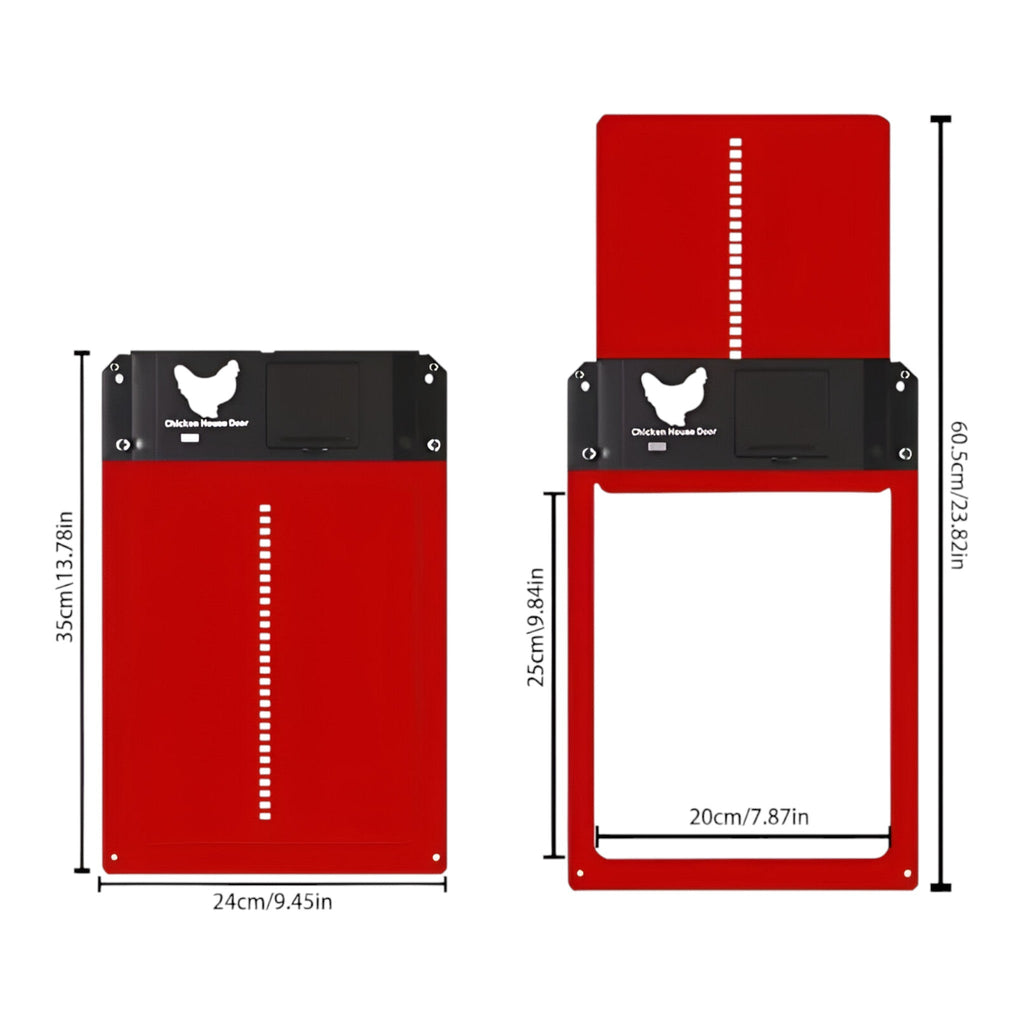 CoopGuard Automatic Chicken Coop Door with Light Sensor Control