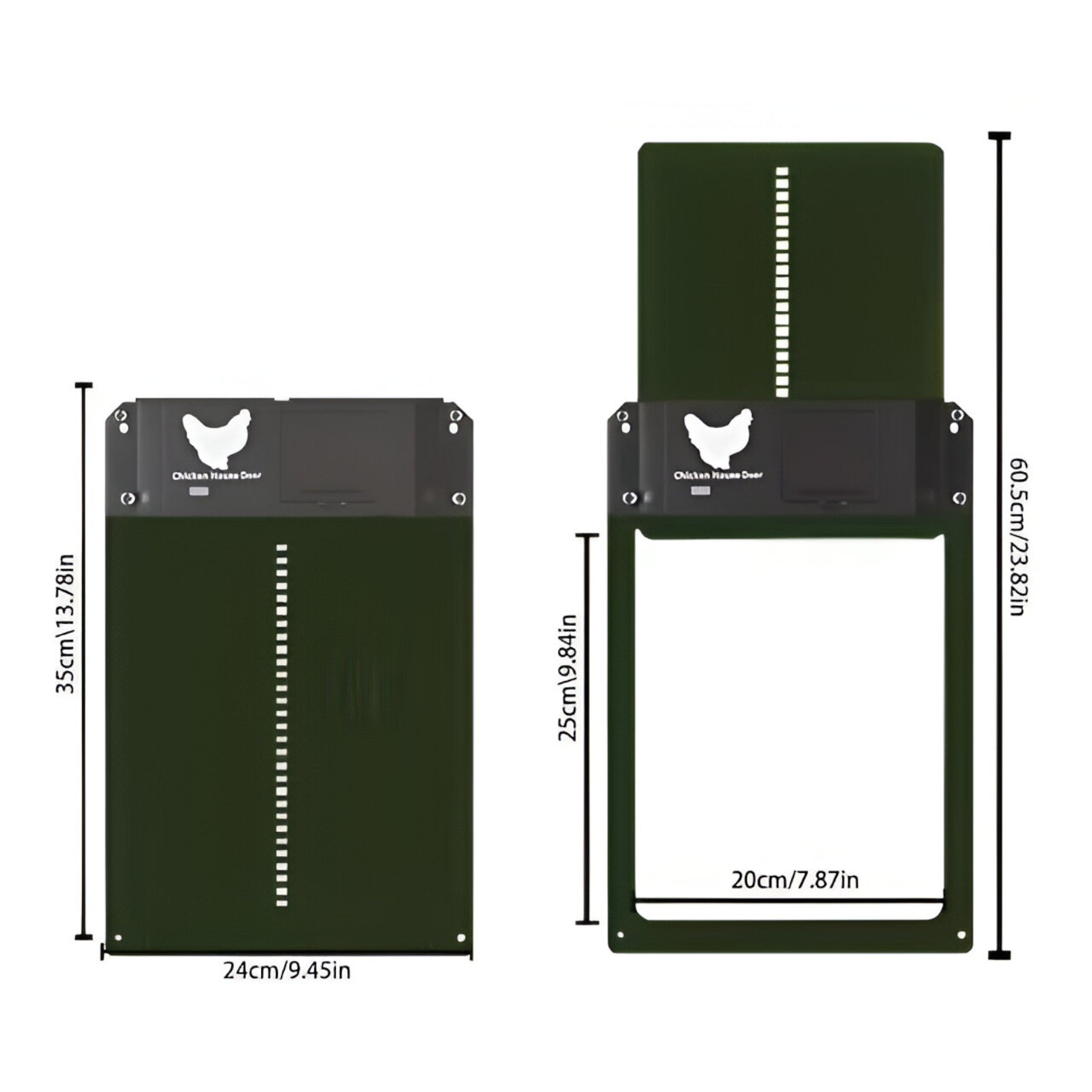 CoopGuard Automatic Chicken Coop Door with Light Sensor Control