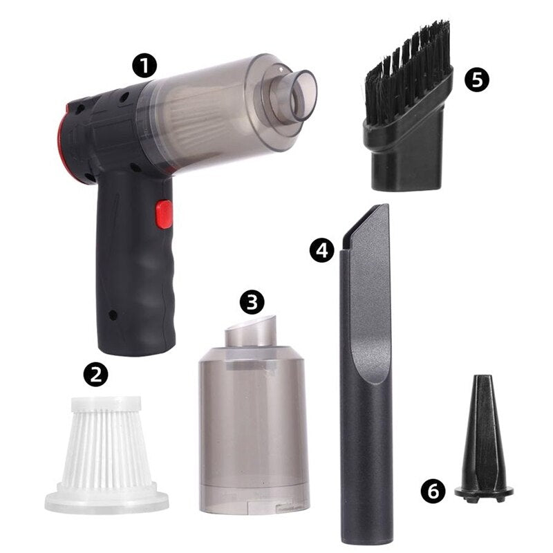 SwiftVac Cordless Handheld Vacuum Cleaner with Rechargeable Battery