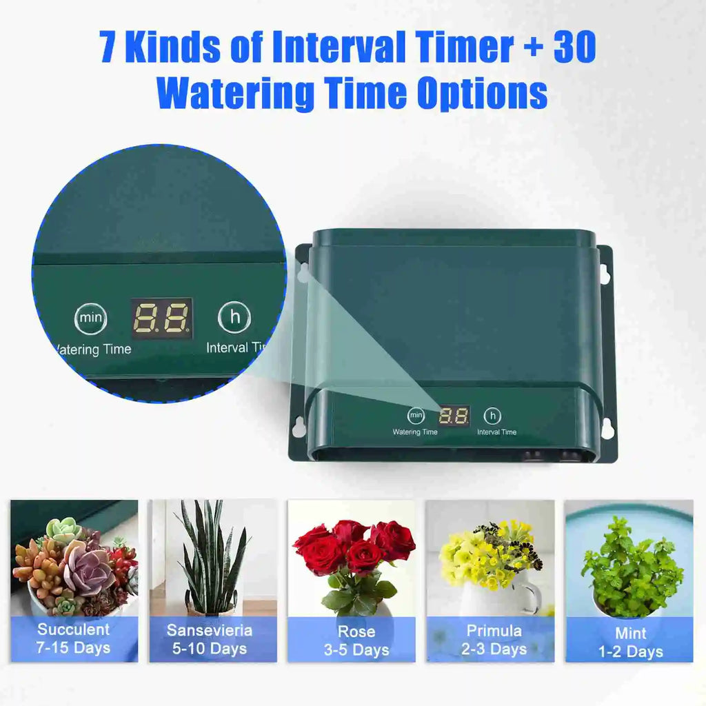 SolarBloom Automatic Solar Drip Irrigation System for Up to 50 Plants