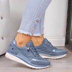 StrideLuxe Women's Suede Walking Shoes with Side Zip Comfort Fit
