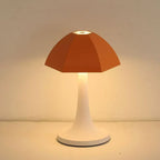 GlowMora Nordic Mushroom LED Table Lamp for Bedside and Home Decor