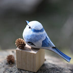 NordPerch Wooden Bird Figurines Scandinavian Home Decor Set