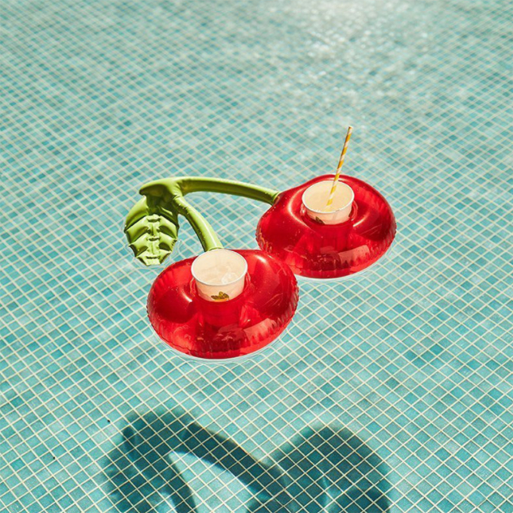 FloatSip Inflatable Floating Drink Holder for Pool and Hot Tub