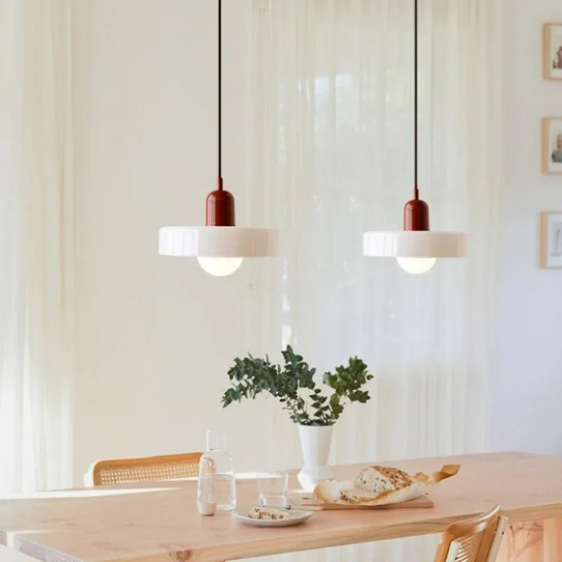 Velunis Suspension Verre Scandinave Élégante E27