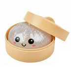 Glitter Dumpling Squeeze Fidget Toy - Kawaii Desk Accessory for Stress Relief