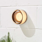 AuraGlow Modern LED Glass Wall Light for Bathroom and Hallway