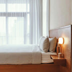 AuraGlow Modern LED Glass Wall Light for Bathroom and Hallway