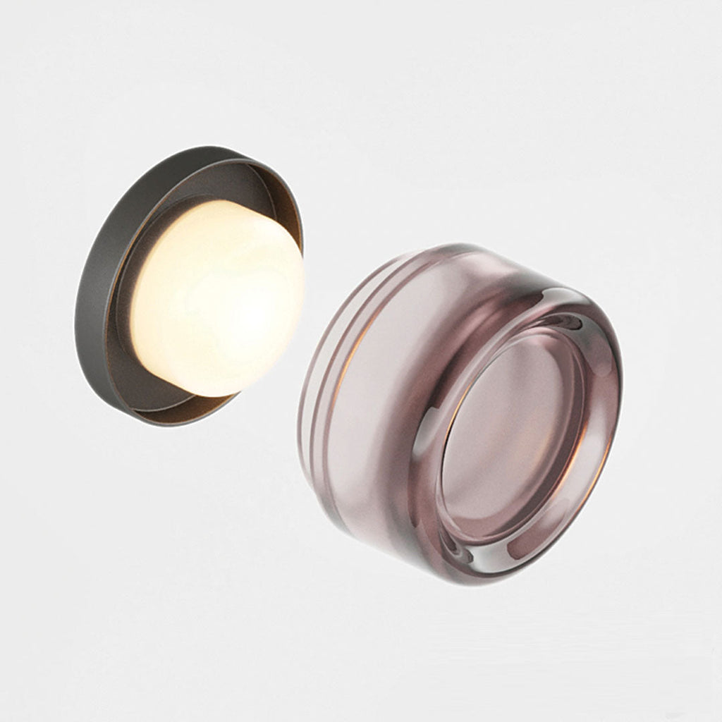 AuraGlow Modern LED Glass Wall Light for Bathroom and Hallway