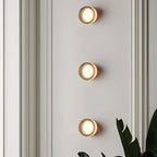 AuraGlow Modern LED Glass Wall Light for Bathroom and Hallway