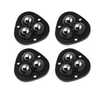 Self-Adhesive 360 Degree Furniture Caster Wheels - Heavy Duty Rollers