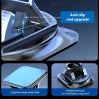 Universal Dashboard Smartphone Mount with 360-Degree Rotation and Anti-Slip Grip