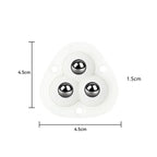 Self-Adhesive 360 Degree Furniture Caster Wheels - Heavy Duty Rollers