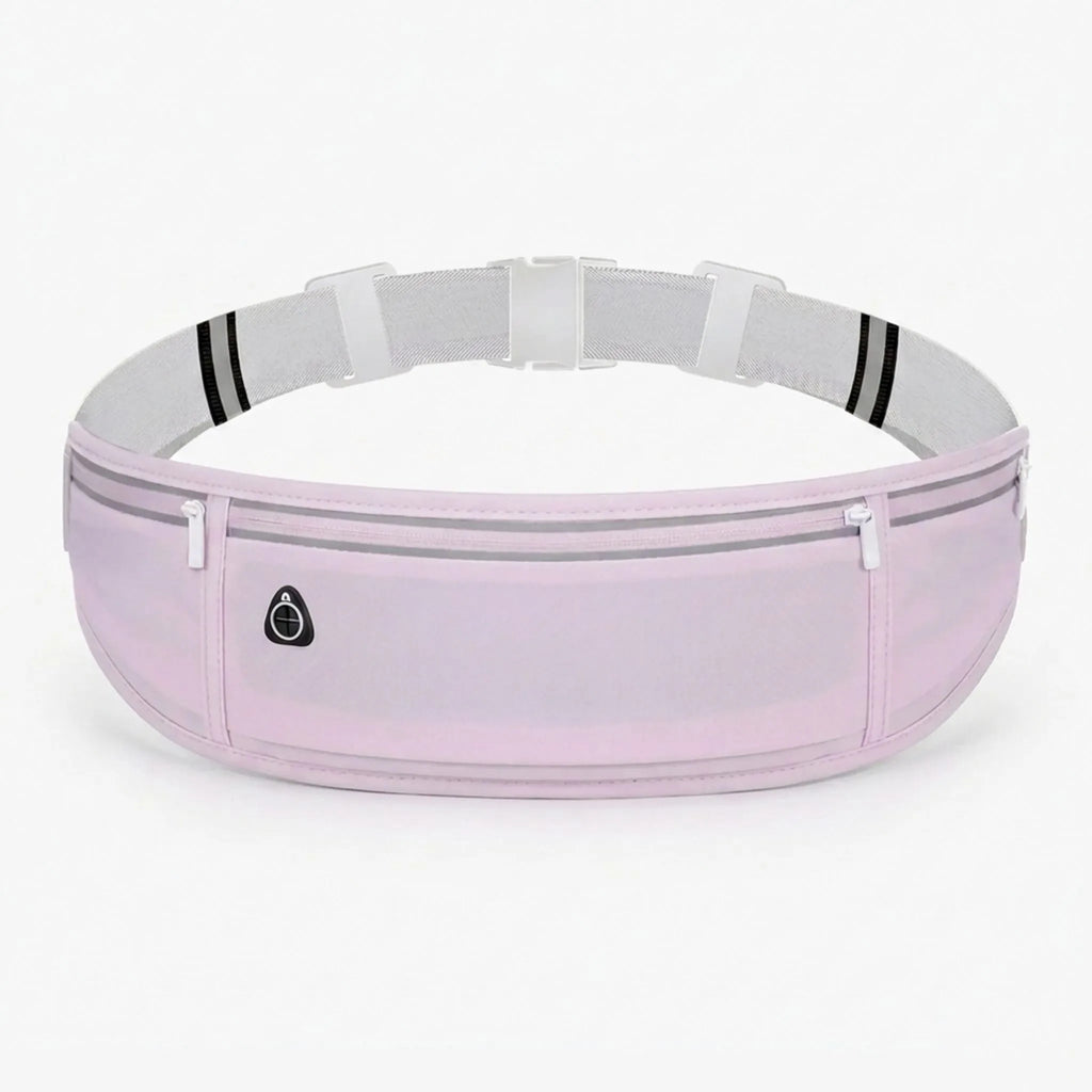 Compact Running Waist Pack with Reflective Accents