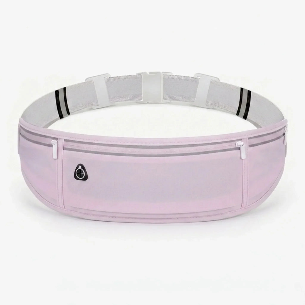 Compact Running Waist Pack with Reflective Accents