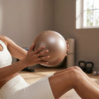 Compact Stability Exercise Ball - 9 Inch Fitness Ball for Home Workouts
