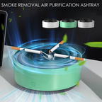 PureAura Smoke Filter Ashtray with Air Purification for Indoor Spaces
