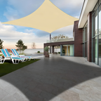 SunHaven Waterproof Rectangular Shade Sail Canopy for Patio and Garden