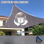 SunHaven Waterproof Rectangular Shade Sail Canopy for Patio and Garden