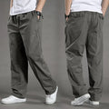 Relaxed Fit Cargo Trousers with Elastic Waistband – Comfortable All-Day Wear