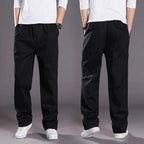 Relaxed Fit Cargo Trousers with Elastic Waistband – Comfortable All-Day Wear